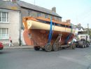 The slow trip to the harbour.